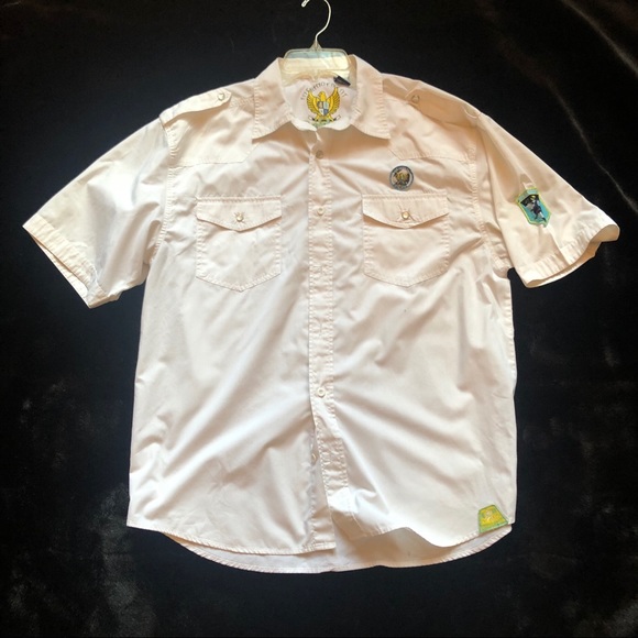 Raider Jean Co. Men white button down shirt - Picture 1 of 7